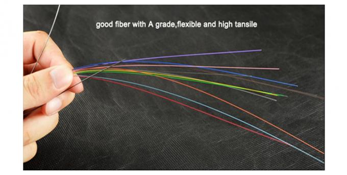 आउटडोर एरियल बख्तरबंद 4 कोर GYXTW फाइबर ऑप्टिक केबल 6 8 12 कोर 24 कोर फाइबर ऑप्टिक केबल 3