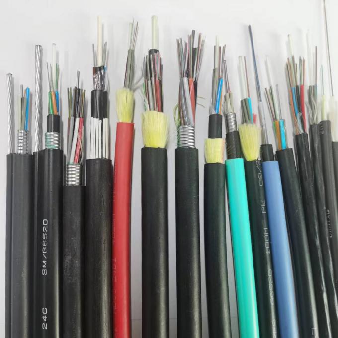 एरियल और डक्ट उपयोग के लिए एचडीपीई शीथ के साथ GYXTW आर्मर्ड सिंगल मोड फाइबर ऑप्टिक केबल 3