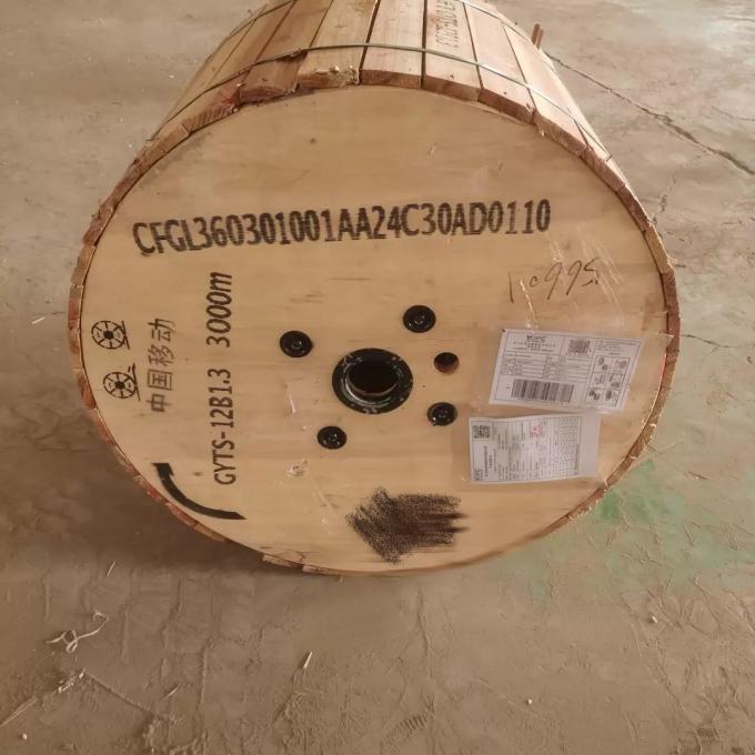 फैक्टरी स्टॉक आउटडोर डबल आर्मर्ड GYTS53-96 कोर फाइबर ऑप्टिक केबल डबल जैकेट G652D उसी दिन भेजा गया 11