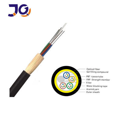 ADSS All Dielectric Single Mode Fiber Optic Cable For Outdoor Aerial