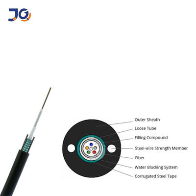 Factory Price 2/4/6/8/12/16/24 Core Telecommunication GYXTW Outdoor Communication Cable Single Mode Fiber Optic Cable Wi