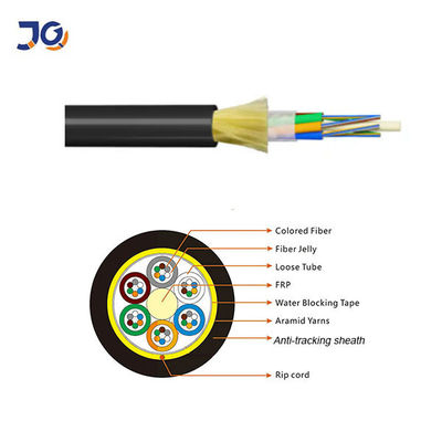 All Dielectric Self-Supporting ADSS Span 250m 24 Core 48 Core 96 Core Fiber Optic Cable ADSS