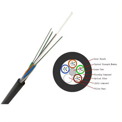 Hot Sell 48 Core SM GYFTY Non-armored Fiber Oprical Cable For Duct And Underground