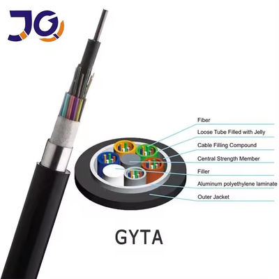Hot Selling 12 Core GYTA GYTS Stranded Loose Tube Armored SingleMode MultiMode Outdoor Fiber Optical Cable