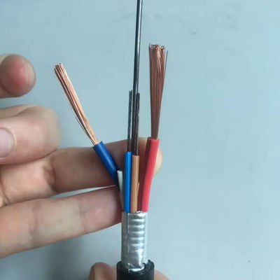 2Core 4Core 6Core 8Core 24Core GDTA GDTS Hot Sale Outdoor Optical Fiber Cable  For Access Network With Copper Wire