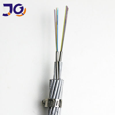 गुणवत्ता  OPGW Optical Power Ground Wire Fiber Optic Cable 24 48 Core Single Mode Overhead Power Transmission कारखाना