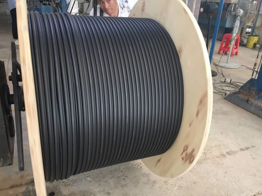 Self Supporting Figure 8 Armored Fiber Optic Cable GYTC8S