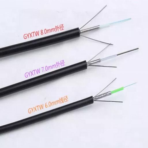 GYXTW Armored Fiber Optic Cable Single-Mode G652D Two Steel Wire Strength Member