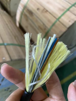 ADSS फाइबर ऑप्टिक केबल 24F 100M स्पैन एरियल फाइबर ऑप्टिक ADSS केबल