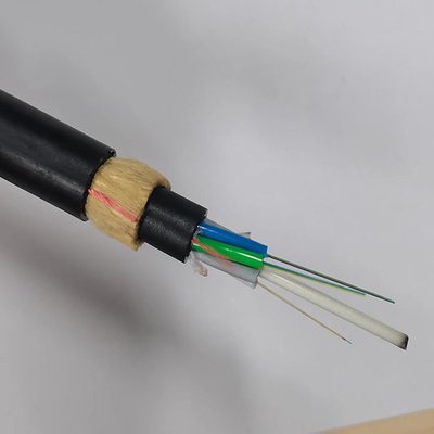 Aramid यार्न स्ट्रेंथ सिंगल मोड सिंगल जैकेट ADSS ऑप्टिकल फाइबर केबल