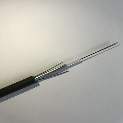 GYXTW यूनि-ट्यूब बख्तरबंद ओवरहेड फाइबर ऑप्टिकल केबल 2 4 6 8 12 24 कोर फाइबर ऑप्टिकल केबल