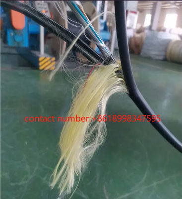 एचडीपीई शीथ एडीएसएस ऑप्टिकल फाइबर केबल सिंगल मोड स्पैन 100m G652D 96 OF