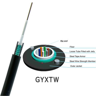 चीन फाइबर ऑप्टिक केबल निर्माता FTTH फाइबर ऑप्टिक केबल SM G652D 12 फाइबर ऑप्टिक केबल