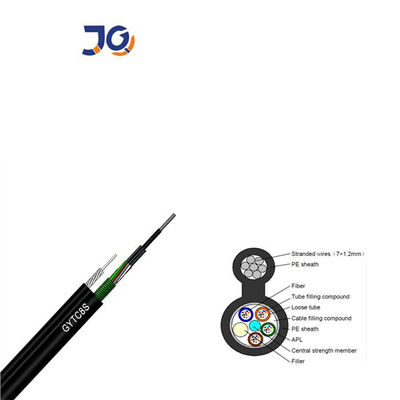 स्व-समर्थन GYTC8S फाइबर ऑप्टिक केबल 24 कोर Fig 8 फाइबर ऑप्टिक केबल