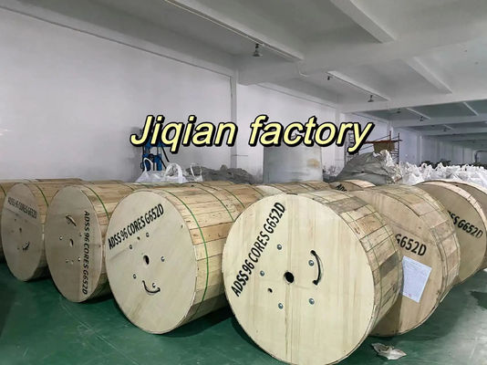 12 24 48 96 144 कोर प्रत्यक्ष दफन GYXTW53 डबल हेड्स डबल कवच फाइबर ऑप्टिक केबल