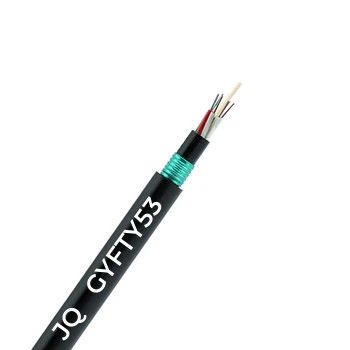 GYFTY53 डबल शीथ बख्तरबंद आउटडोर केबल गैर धातु शक्ति सदस्य फाइबर ऑप्टिकल केबल
