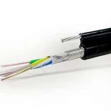 आउटडोर एरियल लेआउट चित्र 8 संरचना 24 कोर फाइबर ऑप्टिक केबल GYTC8A