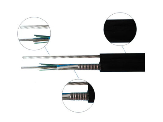 आउटडोर ओवरहेड ऑप्टिकल फाइबर चित्र 8 एपीएल बख्तरबंद केबल GYTC8A GYFTC8A