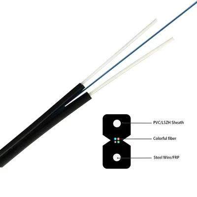 इंडोर एफटीटीएच फाइबर ऑप्टिक ड्रॉप केबल फैक्टरी प्रत्यक्ष मूल्य घरेलू उपयोग के लिए