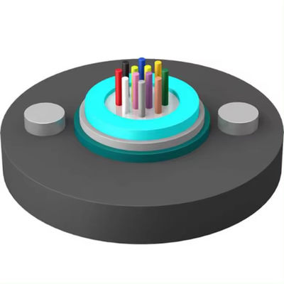 4 6 8 12 24 कोर GYXTZW यूनिट्यूब लौ retardant केबल सिंगलमोड आउटडोर फाइबर ऑप्टिक केबल LSZH जैकेट