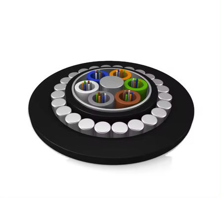 GYTA33 पनडुब्बी बख़्तरबंद फाइबर ऑप्टिक केबल 48 96 144 कोर लंबी दूरी का संचार