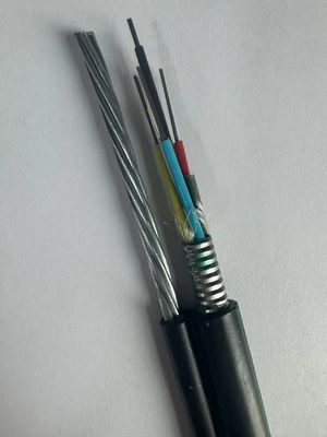 आउटडोर ओवरहेड स्व-समर्थन चित्र 8 फाइबर ऑप्टिक केबल GYTC8S GYXTC8S GYFTC8S स्टील टेप बख्तरबंद फाइबर ऑप्टिक केबल