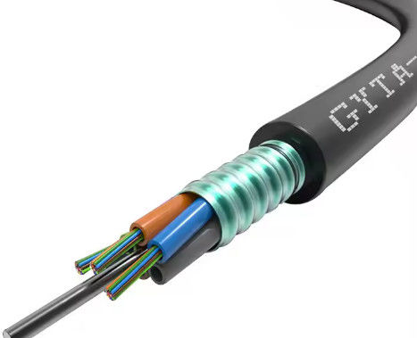 48 72 96 144 288 कोर स्ट्रैंड्ड लॉस ट्यूब ऑप्टिकल फाइबर केबल GYTA GYTS डक्ट दफन संचार केबल