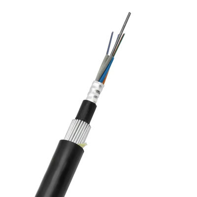 आउटडोर फाइबर केबल पानी के नीचे GYTA33 बख्तरबंद सील तार फाइबर ऑप्टिक केबल 12 24 48 96 144 कोर प्रत्यक्ष दफन ऑप्टिक फाइबर