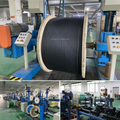 12 कोर GYXTW आउटडोर SM फाइबर ऑप्टिक केबल यूनिट्यूब स्टील टेप के साथ बख्तरबंद 6 मिमी 7 मिमी 8 मिमी फाइबर ऑप्टिक केबल