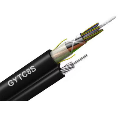 96 कोर एरियल सेल्फ सपोर्टिंग Fig 8 संरचना GYTC8S मैसेंजर वायर ऑप्टिकल फाइबर केबल के साथ कीमत