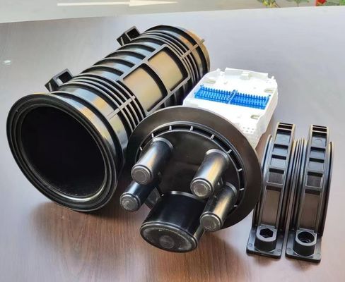 आउटडोर 12 24 48 कोर गुंबद प्रकार बंद फाइबर केबल संयुक्त बॉक्स फाइबर ऑप्टिक स्प्लिस बंद