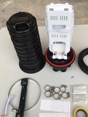 आउटडोर 12 24 48 कोर गुंबद प्रकार बंद फाइबर केबल संयुक्त बॉक्स फाइबर ऑप्टिक स्प्लिस बंद