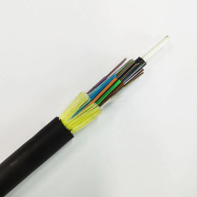 पावर ऑप्टिकल फाइबर केबल ADSS 144 कोर आउटडोर फाइबर केबल G657A G652D