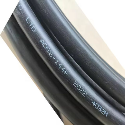 एयरियल ADSS G652D G657A1 G657A2 144 कोर सिंगल मोड आउटडोर फाइबर ऑप्टिक केबल