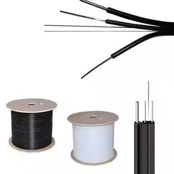 G657a1 G657a2 LSZH जैकेट FTTH इनडोर आउटडोर ड्रॉप केबल फाइबर ऑप्टिक केबल