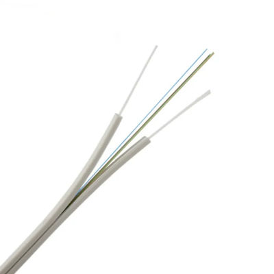 1-4 कोर FTTH ड्रॉप केबल GJXFH-1B6, G657A1 सिंगल मोड, LSZH इनडोर उपयोग