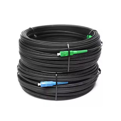 SC UPC SC APC FTTH ड्रॉप फाइबर पैच कॉर्ड SM G657A1 G657a2 10M 30M 50M 100M 200m LSZH