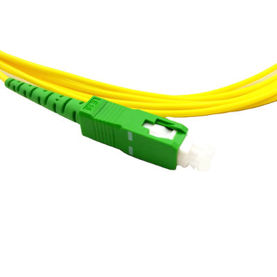 ऑप्टिकल फाइबर पैच कॉर्ड 3mm LSZH SC APC to SC UPC 1m 2m 3m Single Mode High Performance Patch Cable