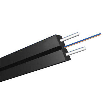 2 कोर इंडोर FTTH GJXH-2B6 ड्रॉप केबल G657A2 LSZH पीवीसी जैकेट