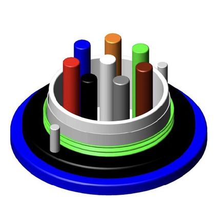 MGXTSV LSZH बख़्तरबंद खनन फाइबर ऑप्टिक केबल - भारी शुल्क, लौ प्रतिरोधी और कृंतक-प्रतिरोधी डिज़ाइन