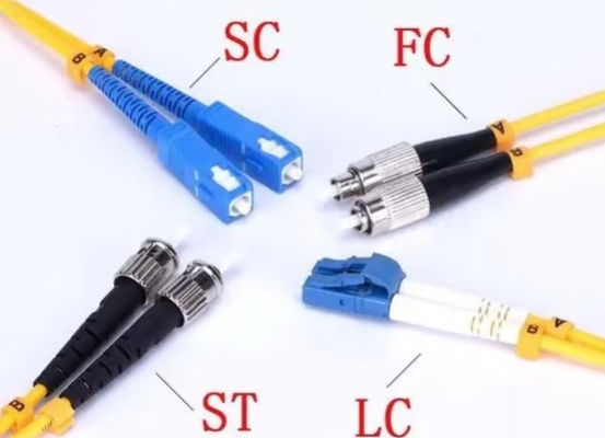 सिंगल/मल्टी मोड फाइबर ऑप्टिक पैच कॉर्ड SC/LC/ST-UPC/APC 9/125 LSZH