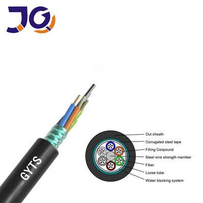 भूमिगत बख्तरबंद SM G652D 48 96 144 कोर फाइबर ऑप्टिकल केबल