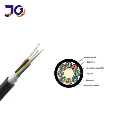 गैर धातु आउटडोर फाइबर ऑप्टिक केबल GYFTY 144 कोर एकल मोड G652D