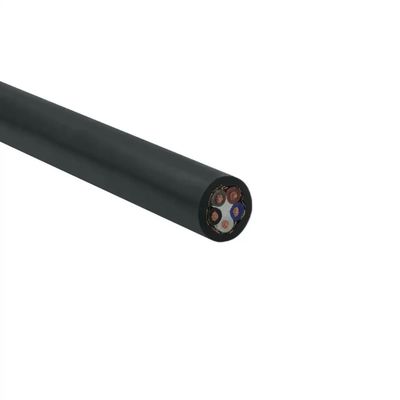 आउटडोर हाइब्रिड फाइबर पीवीसी LSZH RVVP केबल 2/3/4/5/6 कोर कैट6 FTP स्पाइरल शील्डेड प्योर कॉपर कंट्रोल सिग्नल केबल के साथ