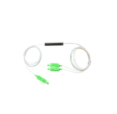 आईएसओ 9 001 फाइबर ऑप्टिक एक्सेसरीज़ सिंगलमोड एससी / यूपीसी एससी / एपीसी 1x2 पीएलसी स्प्लिटर