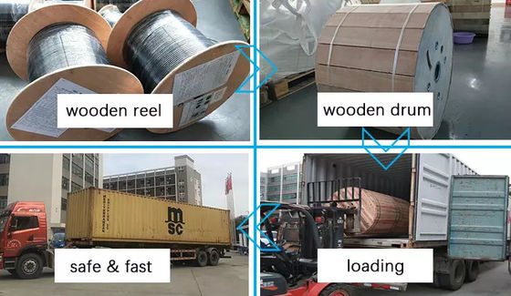 GYTA-36B1 आर्मर्ड सिंगल मोड G652D 36 कोर फाइबर ऑप्टिक केबल