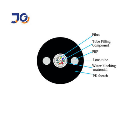 Unitube G652D बख़्तरबंद 4 कोर ऑप्टिकल फाइबर केबल