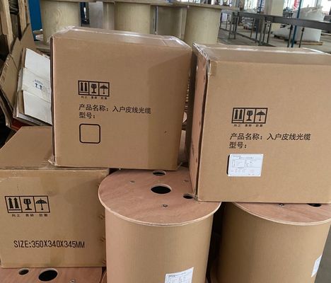 1.0 मिमी स्टील वायर G657A G652D 1 2 4 कोर ड्रॉप केबल