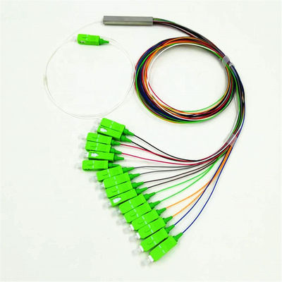 FCC FTTH FTTB FTTX 16 वे फाइबर ऑप्टिक पीएलसी स्प्लिटर