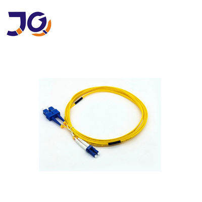 सिंगल मोड डुप्लेक्स 1 2 3 5 मीटर एससी एलसी एफसी फाइबर पैच कॉर्ड